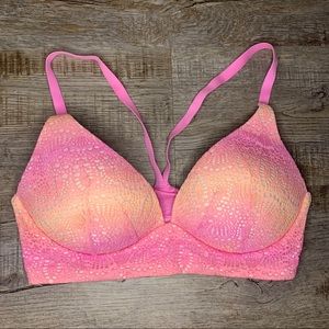 Victoria’s Secret Lace Lightly-Lined Plunge Bra